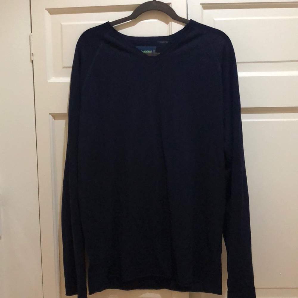 Zadig & Voltaire Navy V-Neck Sweater - XL